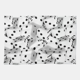 Lucky dice tea towel