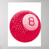 Lucky Disco 8 Pink, Lucky Disco Ball, Funky Art