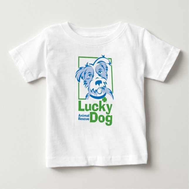 Lucky Dog Baby's T-shirt (Front)