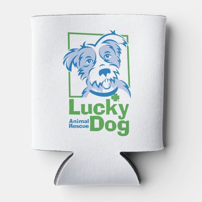 Lucky Dog Can Cooler (Front)