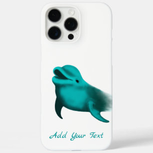 Lucky Dolphin - Add Your Text iPhone 16 Pro Max Case