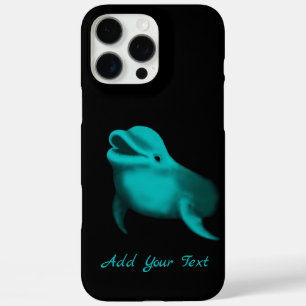 Lucky Dolphin - Add Your Text iPhone 16 Pro Max Case