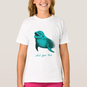Lucky Dolphin - Add Your Text T-Shirt