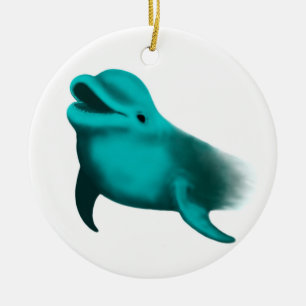 Lucky Dolphin Ceramic Tree Decoration