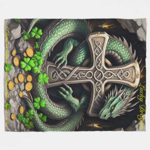Lucky Dragon Fleece Blanket