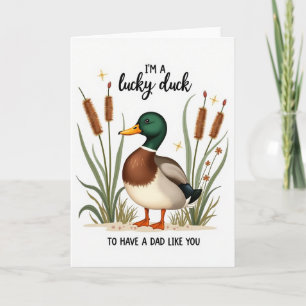 Lucky Duck Fathers Day Card