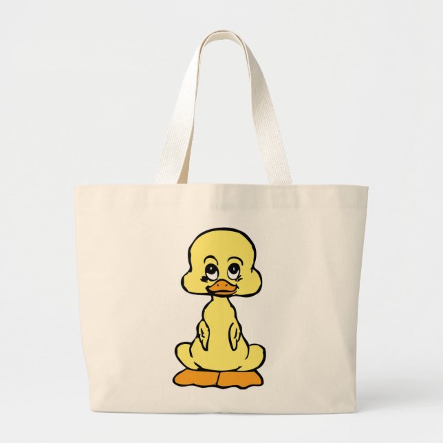 LUCKY DUCK LARGE TOTE BAG (Front)
