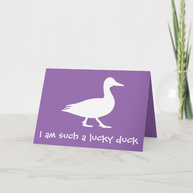 Lucky Duck Mother's Day Card (Front)
