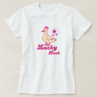 Lucky Duck women T-shirt Modern Design