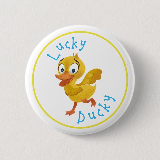 Lucky Ducky Button (Front)