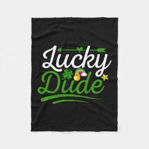Lucky Dude Fleece Blanket
