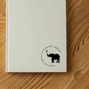 Lucky Elephant Modern Simple From The Library Of Rubber Stamp