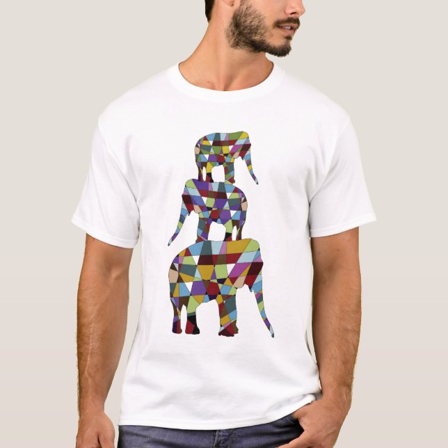 Lucky elephants T-Shirt (Front)
