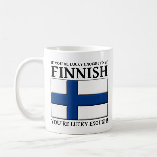 Lucky Enough To Be Finnish Mug
