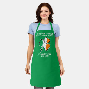 Lucky enough to be Irish Apron