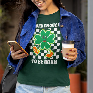 Lucky Enough to be Irish Women's St. Patrick’s Day T-Shirt