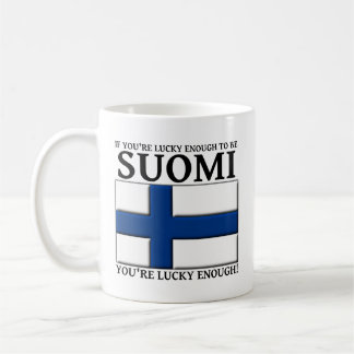 Lucky Enough To Be Suomi Finnish Mug