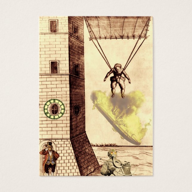 Lucky Escape ~ Artist Trading Card. (Front)