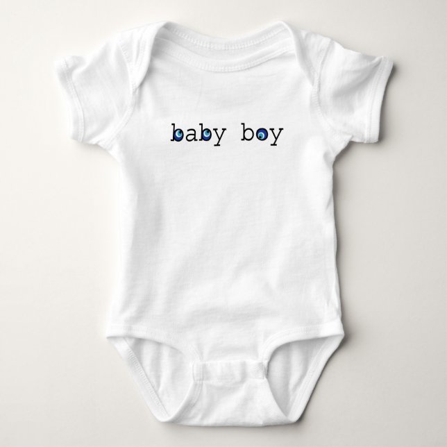 LUCKY EYE EVL EYE BABY BABY BODYSUIT (Front)