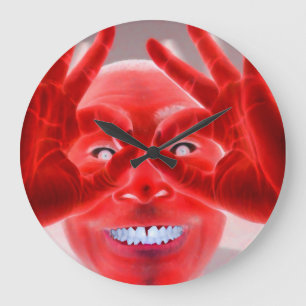 LUCKY FACE LARGE CLOCK