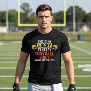 Lucky Fantasy Football - Funny Football Season Gif T-Shirt