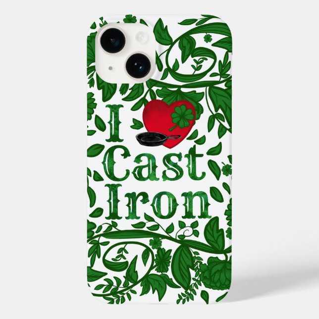 Lucky find Cast Iron iPhone case (Back)