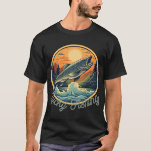 Lucky fishing in morning T-Shirt