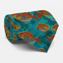 Lucky Fishing  Larger Tie