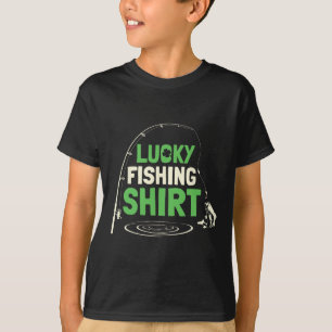 Lucky Fishing Rods Fisherman Funny Fishing Fish Gi T-Shirt