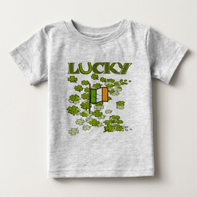 Lucky Flag Baby T-Shirt (Front)