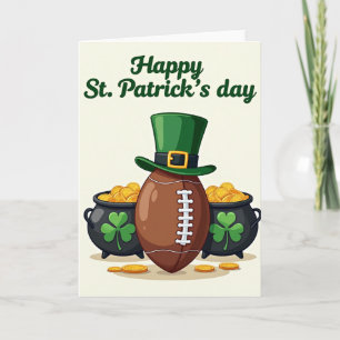 Lucky Football Pattern Card