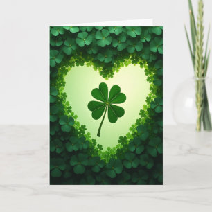 Lucky Four Leaf Clover Find Card