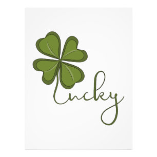 Lucky Four Leaf Clover Photo Print