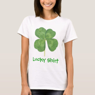 Lucky Four-Leaf Clover Shamrock T-Shirt