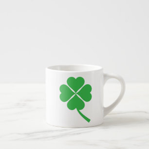 Lucky Four Leaf Shamrock Design-87906 Espresso Cup