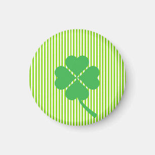 Lucky Four Leaf Shamrock Design-87906 Magnet