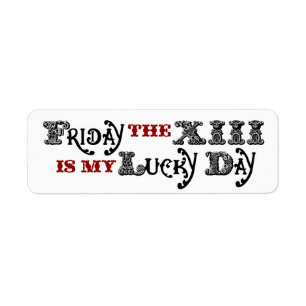 Lucky Friday the 13th White Label