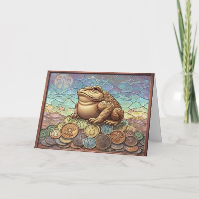 Lucky Frog Money Gift Card (Front)