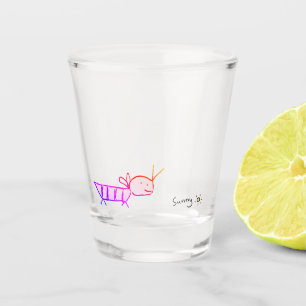 "Lucky funny" Shot Glass