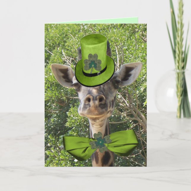 Lucky Giraffe Card (Front)