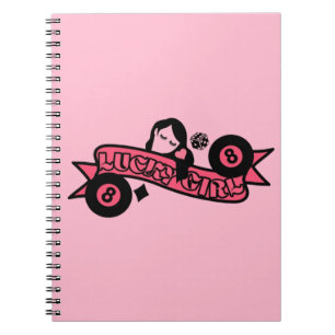 Lucky Girl 8 Ball Fortune Notebook