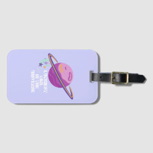 Lucky Girl, Luckiest Girl, Lucky, Affirmation Luggage Tag