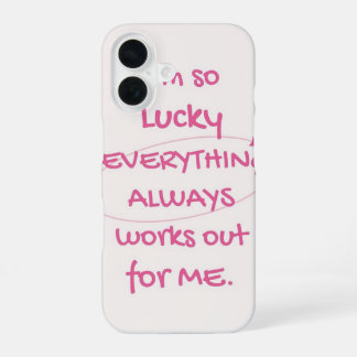 Lucky girl phone case