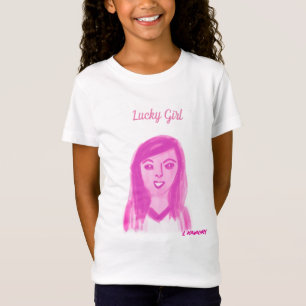 Lucky Girl Pink T-Shirt