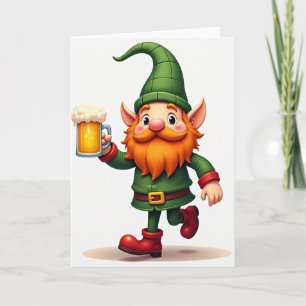 Lucky Gnome Cheers Card