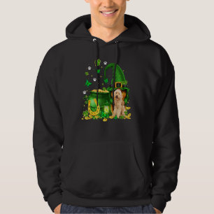 Lucky Gnome U2013 Gnome Hug Poodle Dog St Patricks Hoodie