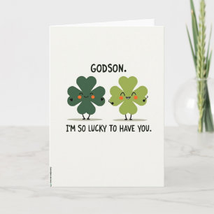 Lucky Godson Love You Card
