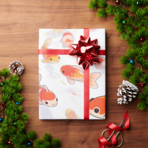 Lucky Goldfish Wrapping Paper