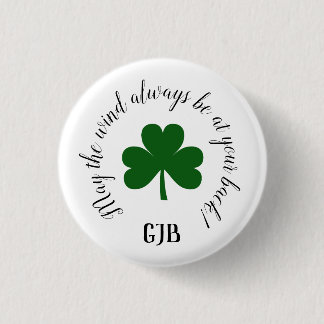 Lucky Golf Button Pin Irish Quote