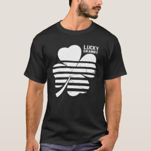 Lucky Granny G Ma Vintage Nostalgia of Retro C Sha T-Shirt